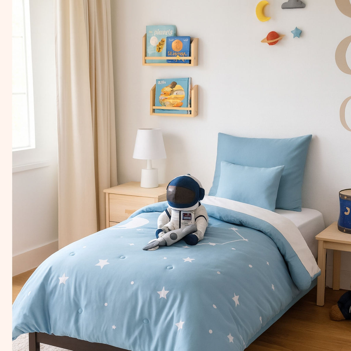 Drøm Moonlit Sky - La couette sans housse pour adolescents | housse intégrée | lavable