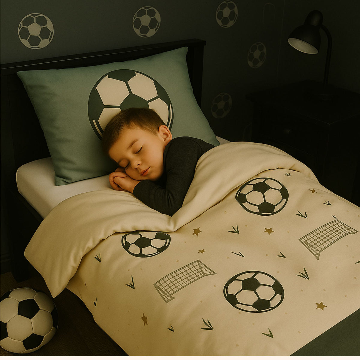 Snork Goal Getter - La couette sans housse pour les enfants |housse fixe |lavable