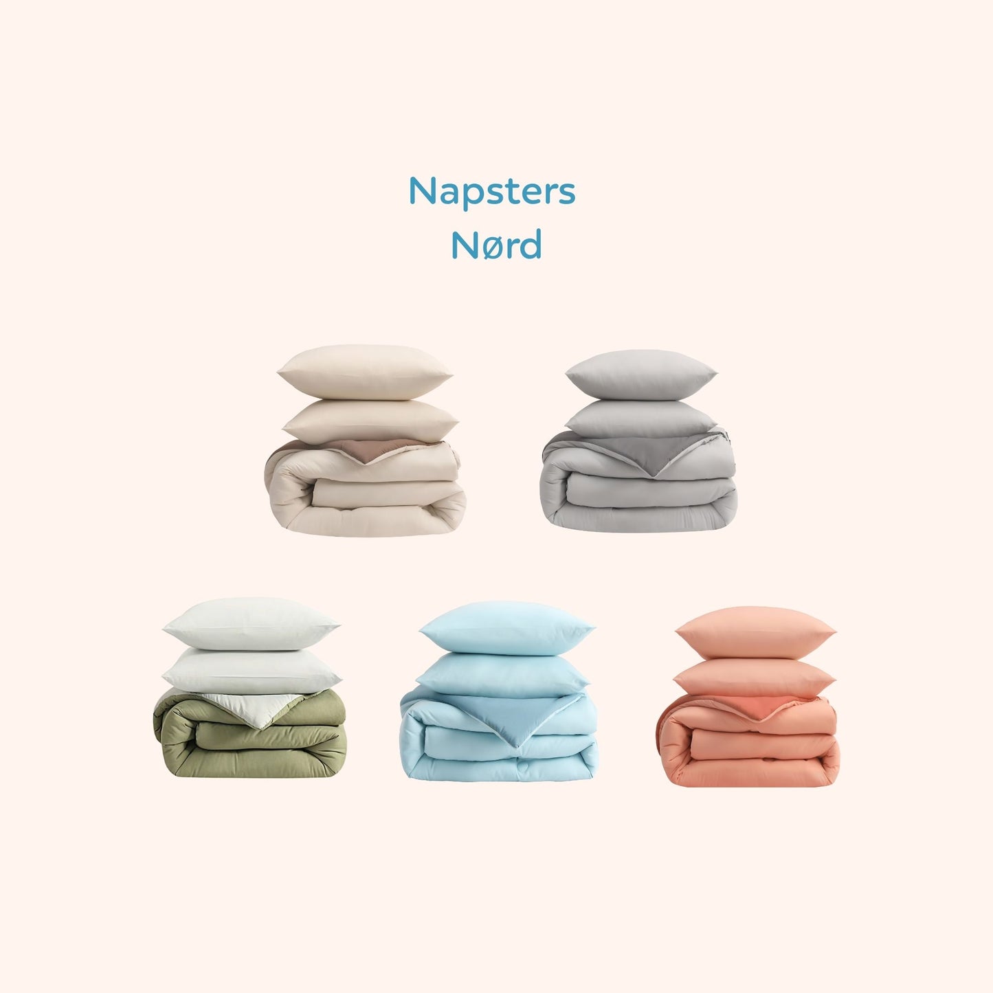 Nørd Midnight Blue - La couette sans housse de couette |housse fixe |lavable