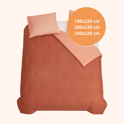 Nørd Berry Blush - La couette sans housse de couette |housse fixe |lavable