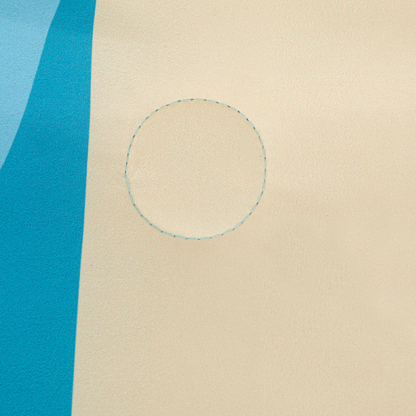 Sommardröm - Blue Breeze - La couette sans housse de couette |housse fixe |lavable