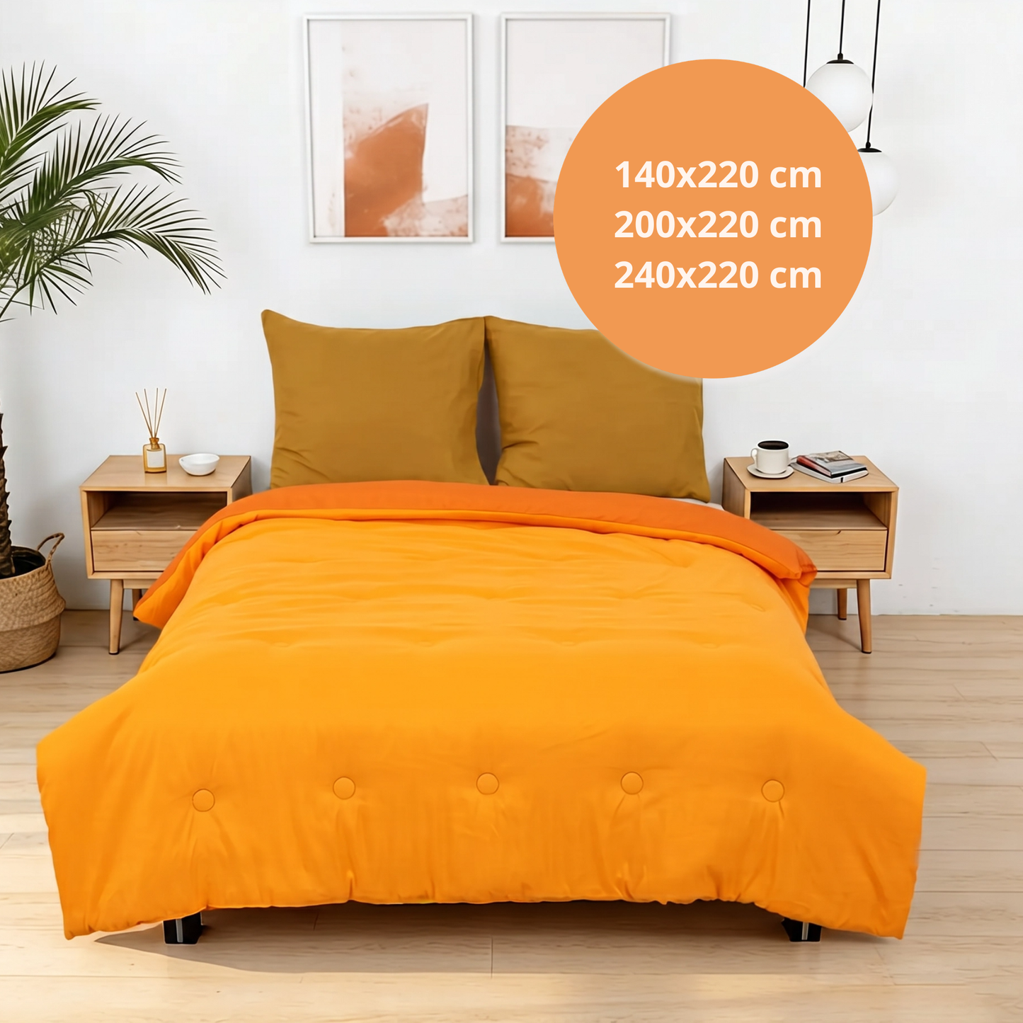 Dreamwave - Desert Bloom - La couette sans housse de couette |housse fixe |lavable