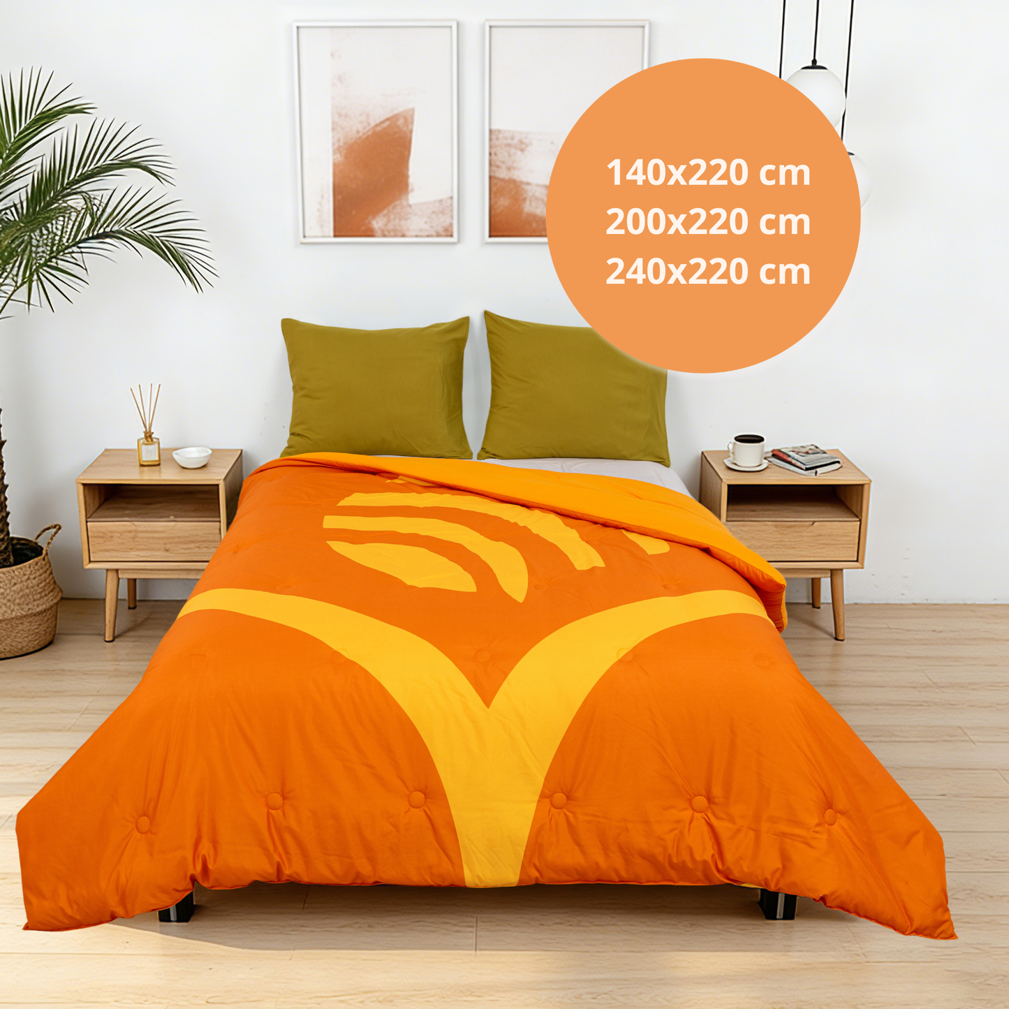 Dreamwave - Desert Bloom - La couette sans housse de couette |housse fixe |lavable