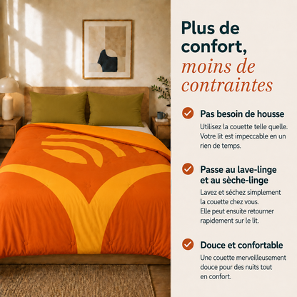 Dreamwave - Desert Bloom - La couette sans housse de couette |housse fixe |lavable
