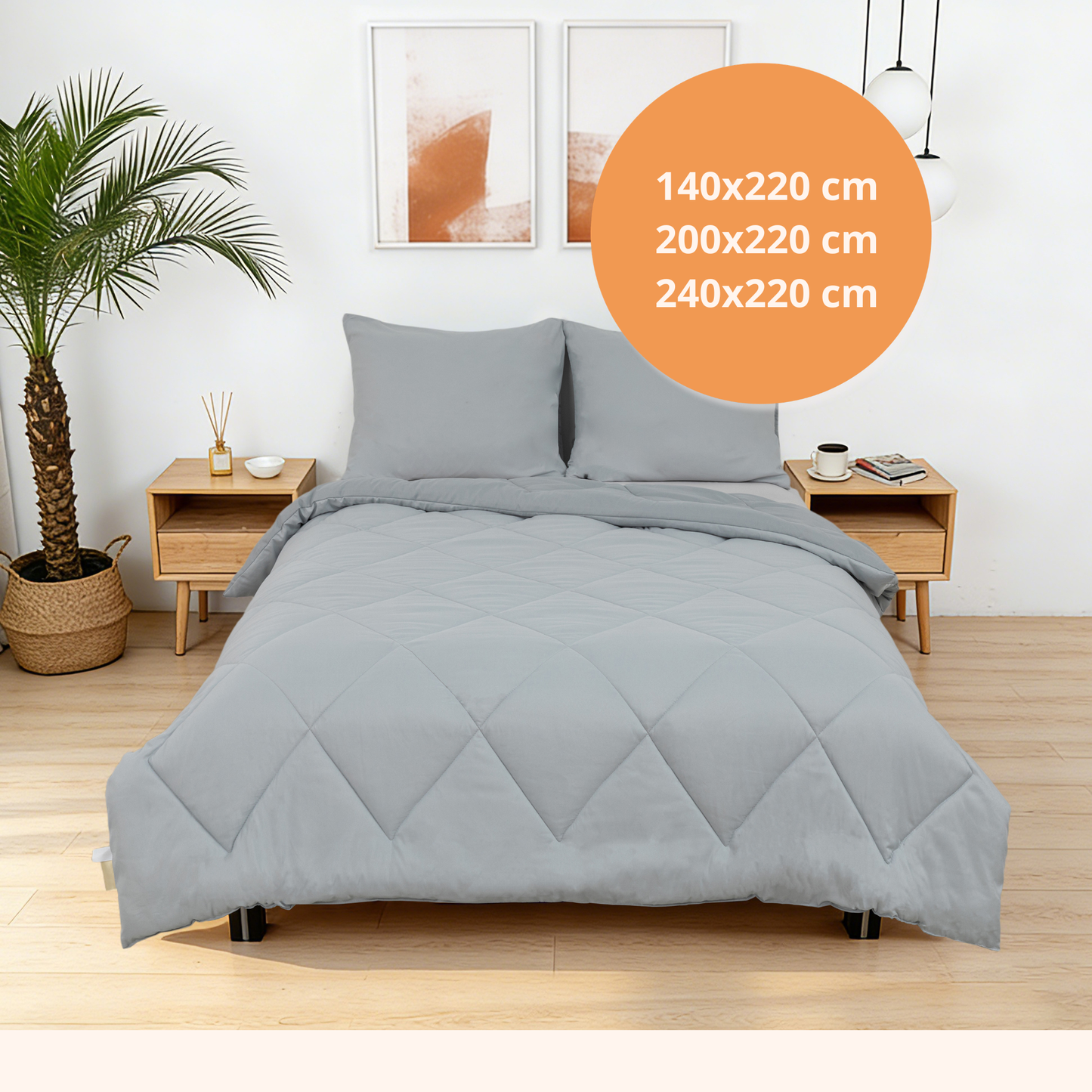 Sommarvino - Fjord Sky - La couette sans housse | housse fixe | lavable