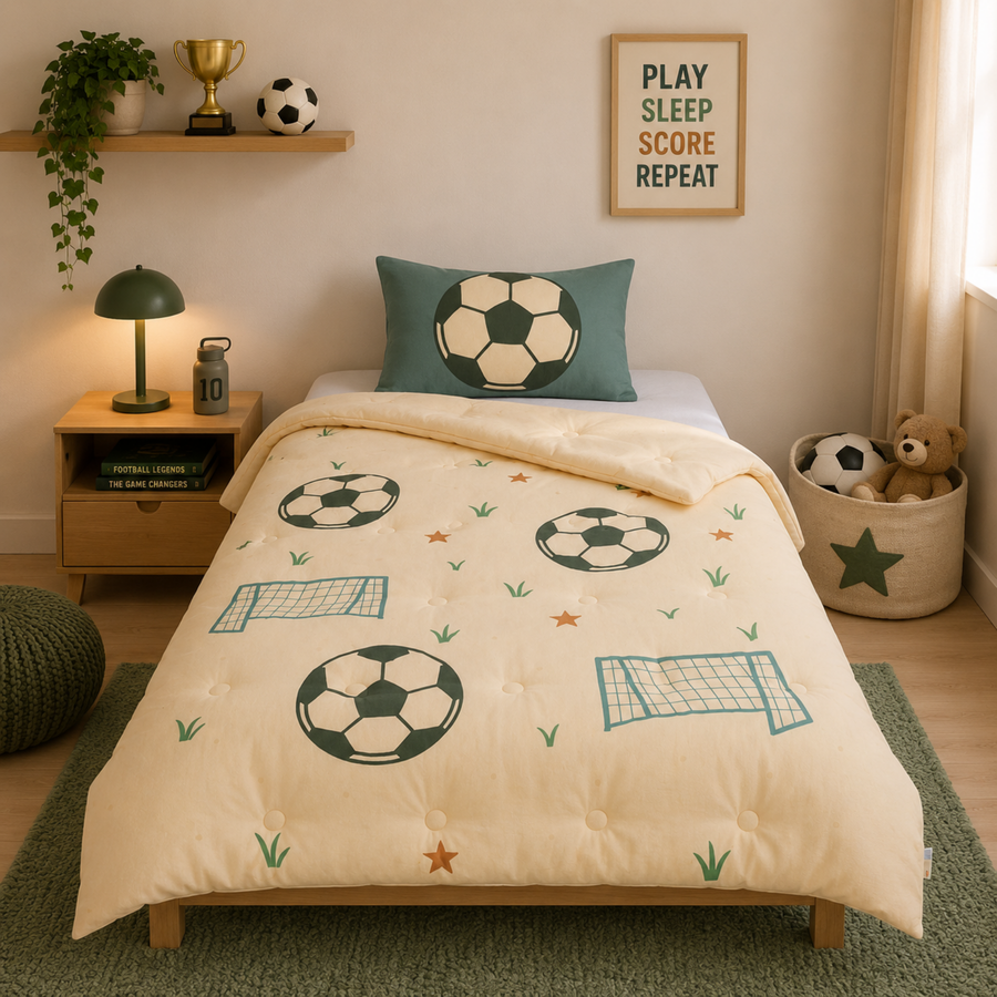Snork Goal Getter - La couette sans housse pour les enfants |housse fixe |lavable