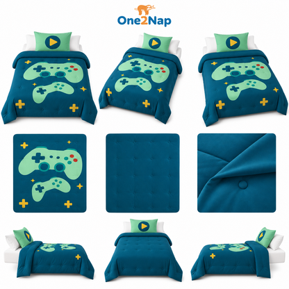 Good vibes - Game Galaxy - La couette sans housse pour les enfants |housse fixe |lavable