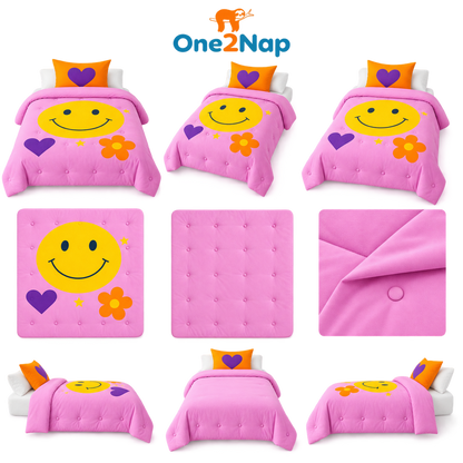 Good vibes - Good Vibes Only - La couette sans housse pour enfants | housse fixe | lavable