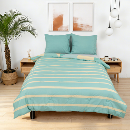 Sommardröm - Mint Calm - La couette sans housse |housse fixe |lavable