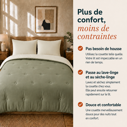 Nørd Soft Forest - La couette sans housse de couette |housse fixe |lavable