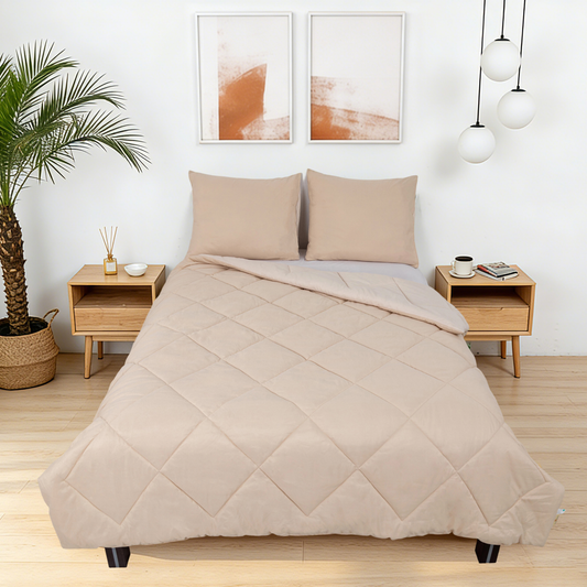 Sommarvino - Pale Linnen - La couette sans housse | housse intégrée | lavable