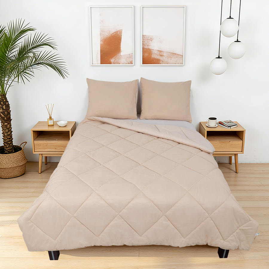 Sommarvino - Pale Linnen - La couette sans housse | housse intégrée | lavable