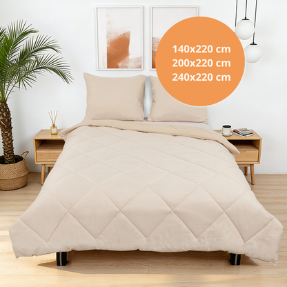Sommarvino - Pale Linnen - La couette sans housse | housse intégrée | lavable