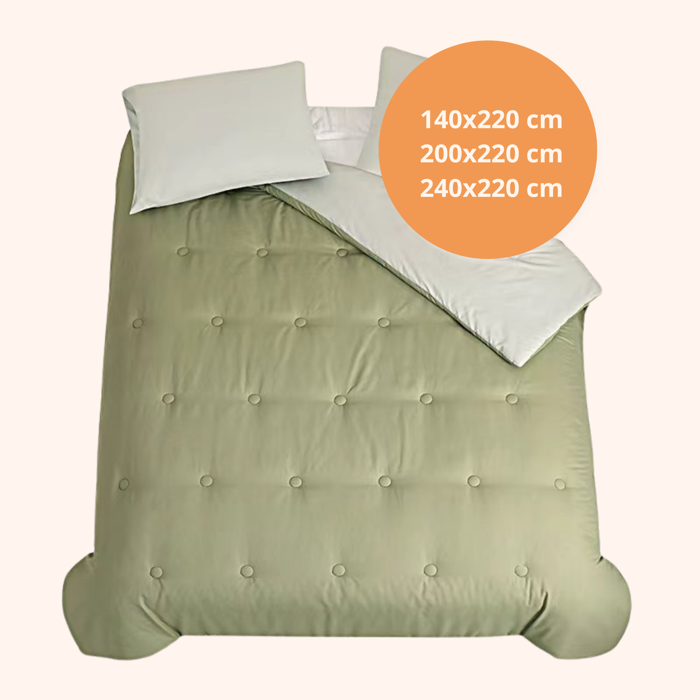 Nørd Soft Forest - La couette sans housse de couette |housse fixe |lavable