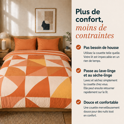 Sommardröm - Sunrise Glow - La couette sans housse | housse fixe | lavable