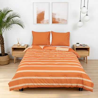 Sommardröm - Sunrise Glow - La couette sans housse | housse fixe | lavable