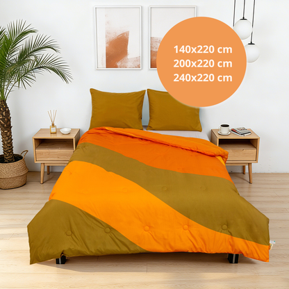 Dreamwave - Sunset Flow - La couette sans housse de couette |housse fixe |lavable