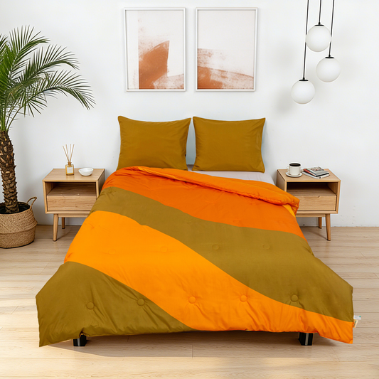 Dreamwave - Sunset Flow - La couette sans housse de couette |housse fixe |lavable