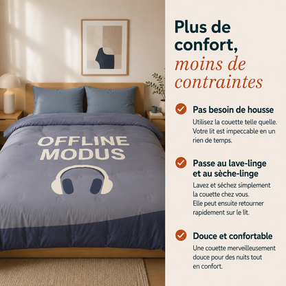 Take-it-Lazy - The Digital Detoxer - La couette sans housse de couette | housse fixe | lavable
