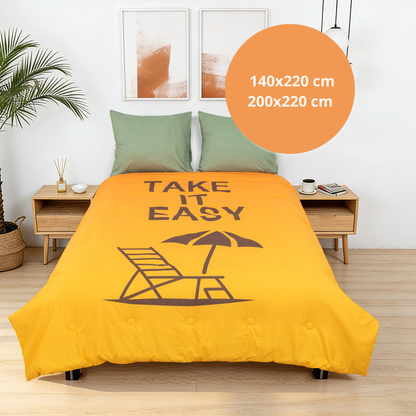 Take-it-Lazy - The Lounger - La couette sans housse de couette | housse fixe | lavable