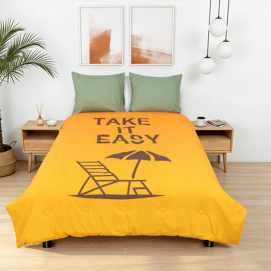 Take-it-Lazy - The Lounger - La couette sans housse de couette | housse fixe | lavable