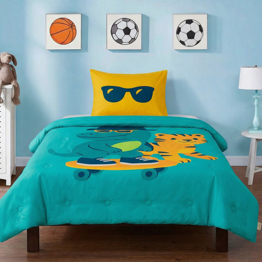 Good vibes - Urban Safari - La couette sans housse pour les enfants | housse fixe | lavable