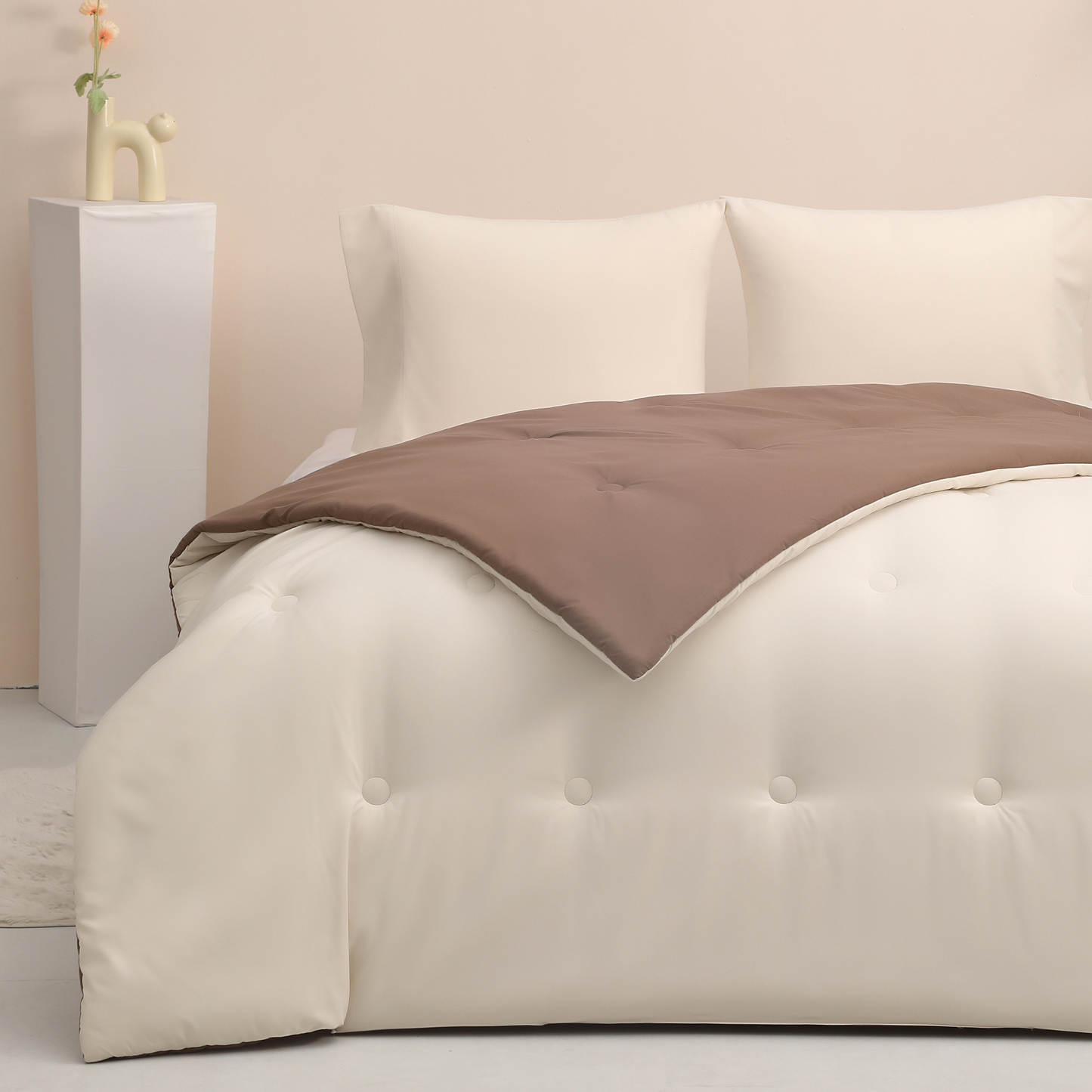 Nørd Warm Sand - La couette sans housse | housse fixe | lavable
