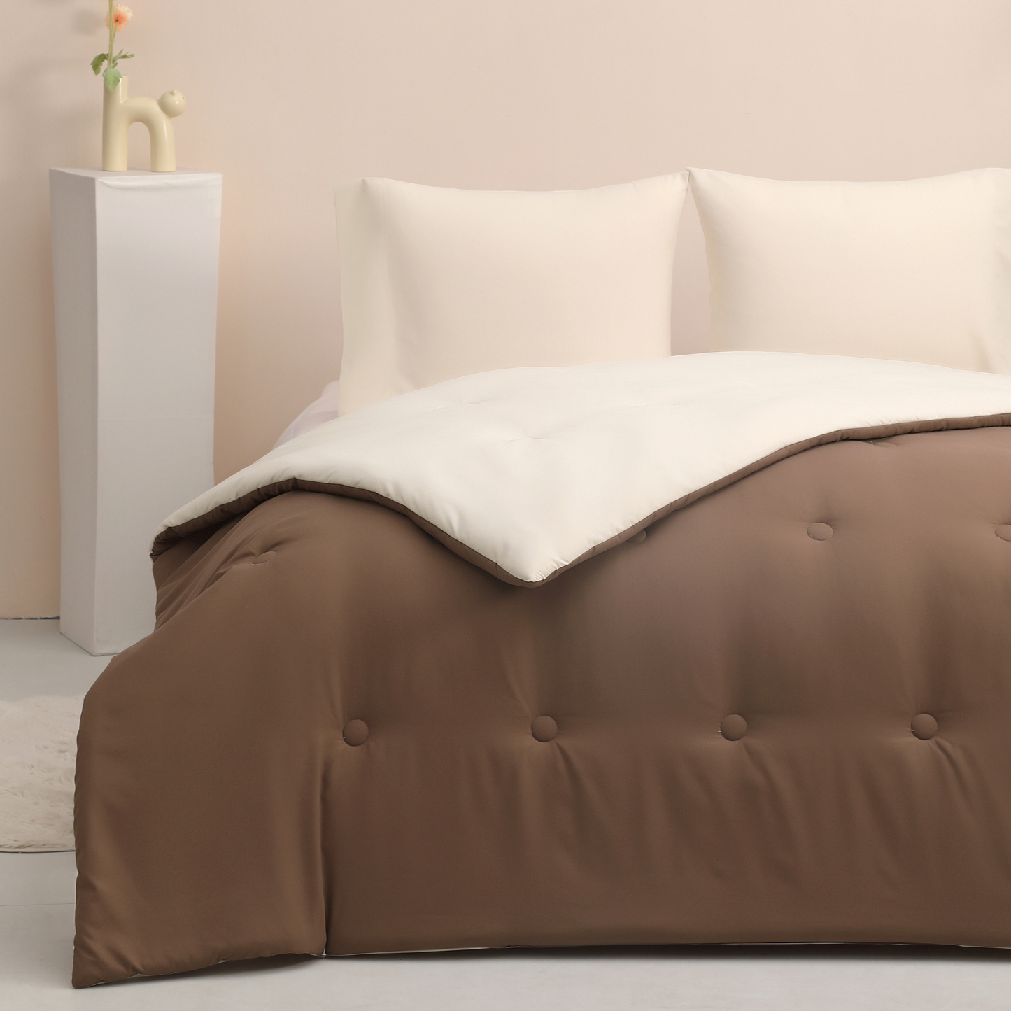 Nørd Warm Sand - La couette sans housse | housse fixe | lavable
