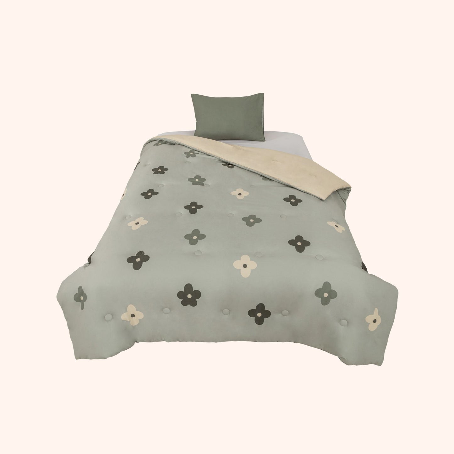 Drøm Forest Whisper - La couette sans housse de couette pour adolescents | housse fixe | lavable