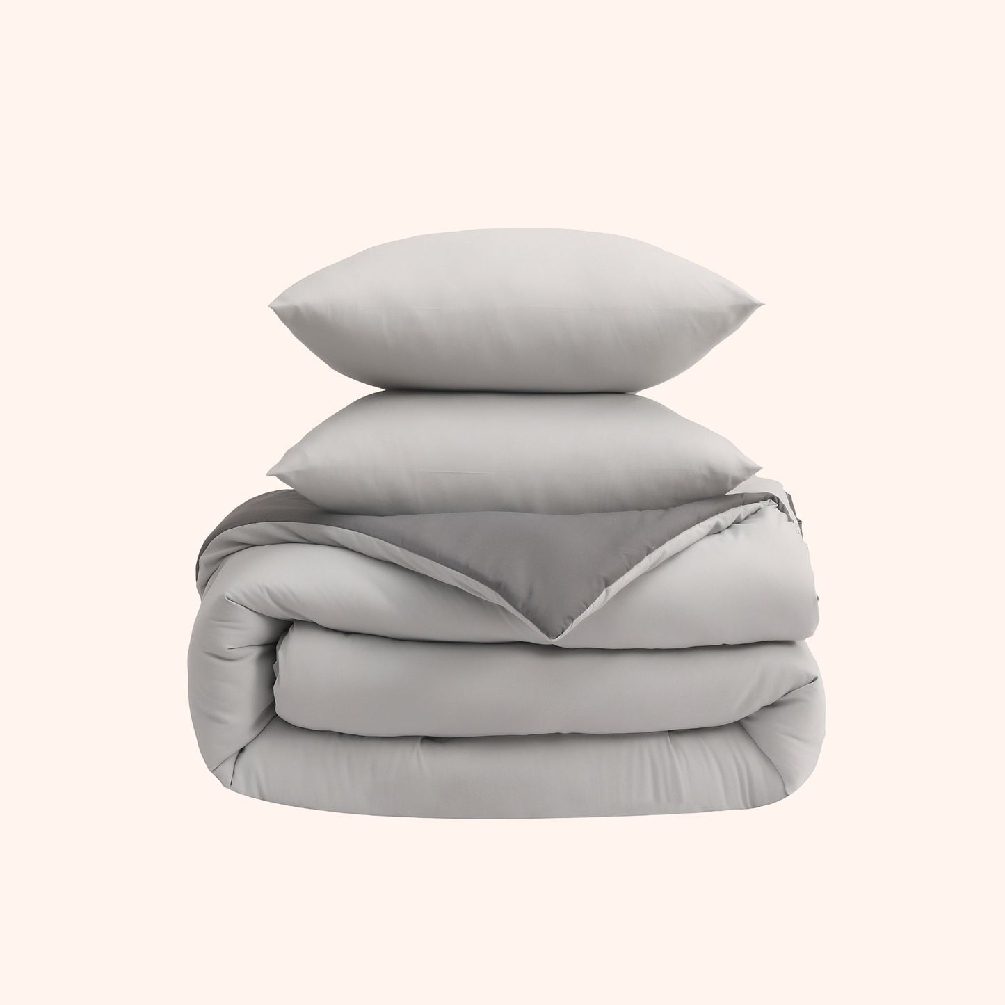 Nørd Stone Grey - La couette sans housse | housse fixe | lavable
