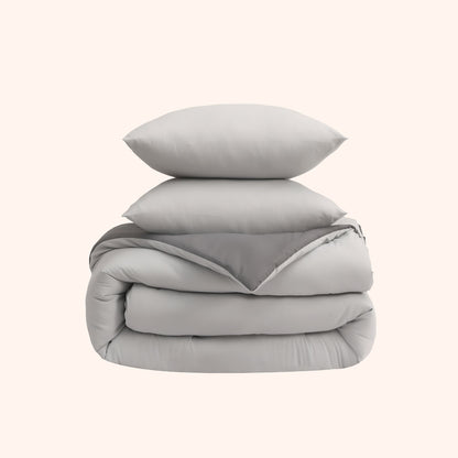 Nørd Stone Grey - La couette sans housse | housse fixe | lavable